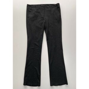 THEORY Dress Pants‎ Womens 10 Flared Leg Gray Career Trouser Stretch Made in USA